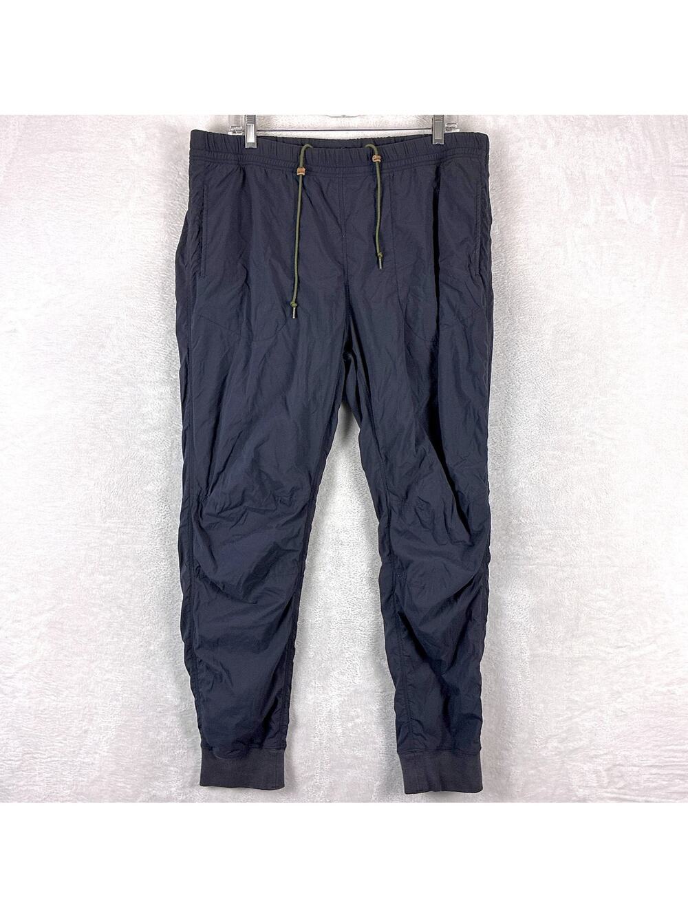 Relwen Pants Mens L Charcoal Air Stretch Windpant Nylon Lined Joggers Huckberry